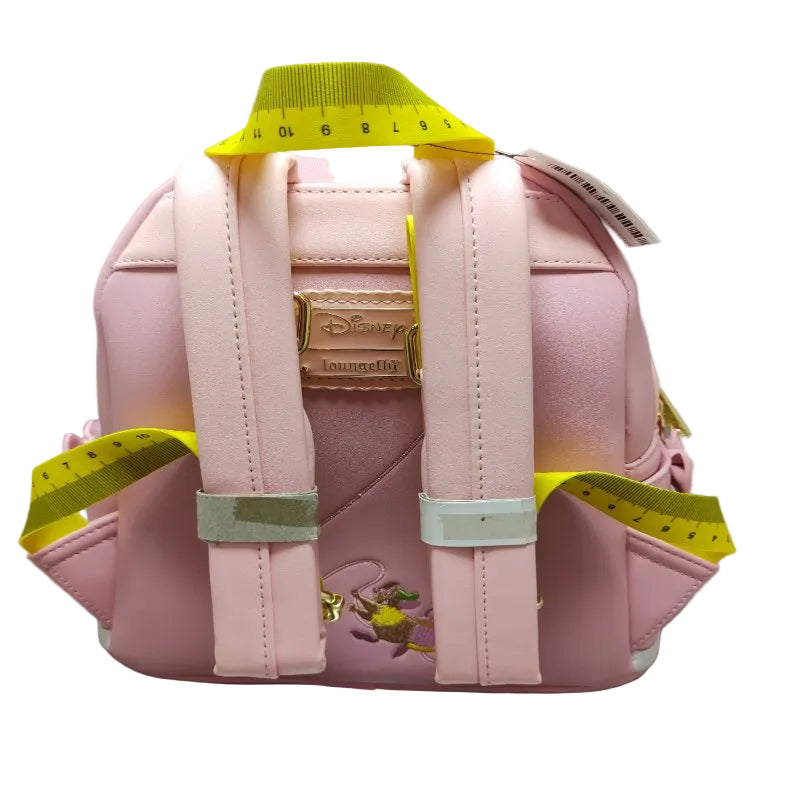 Mochila Pequeña Disney Loungefly Cenicienta + Bolsa De Regalo Rosa