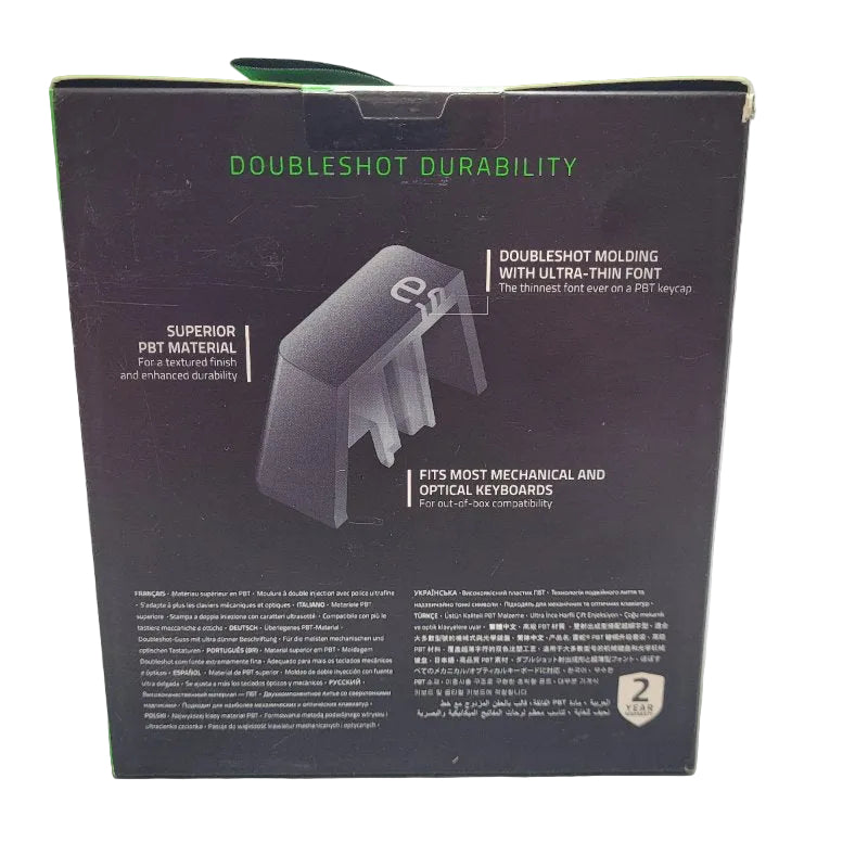 Teclado Pbt Keycaps Upgrade Razer Optical Keyboards Negro