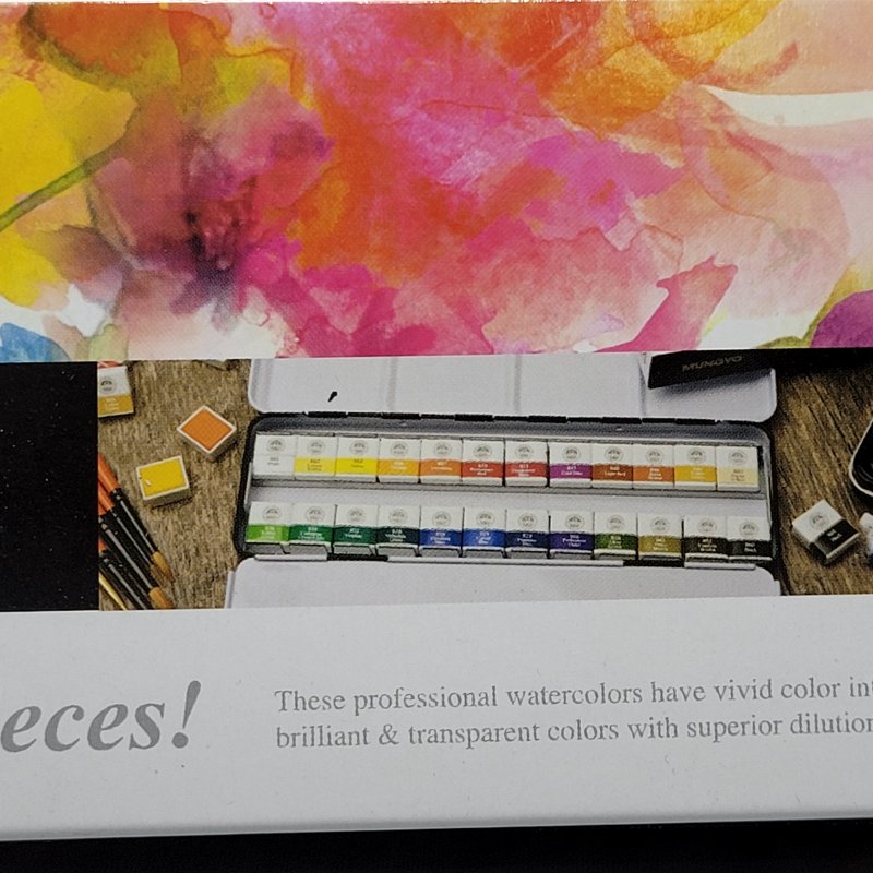 Set 24 Acuarelas Mungyo Professional