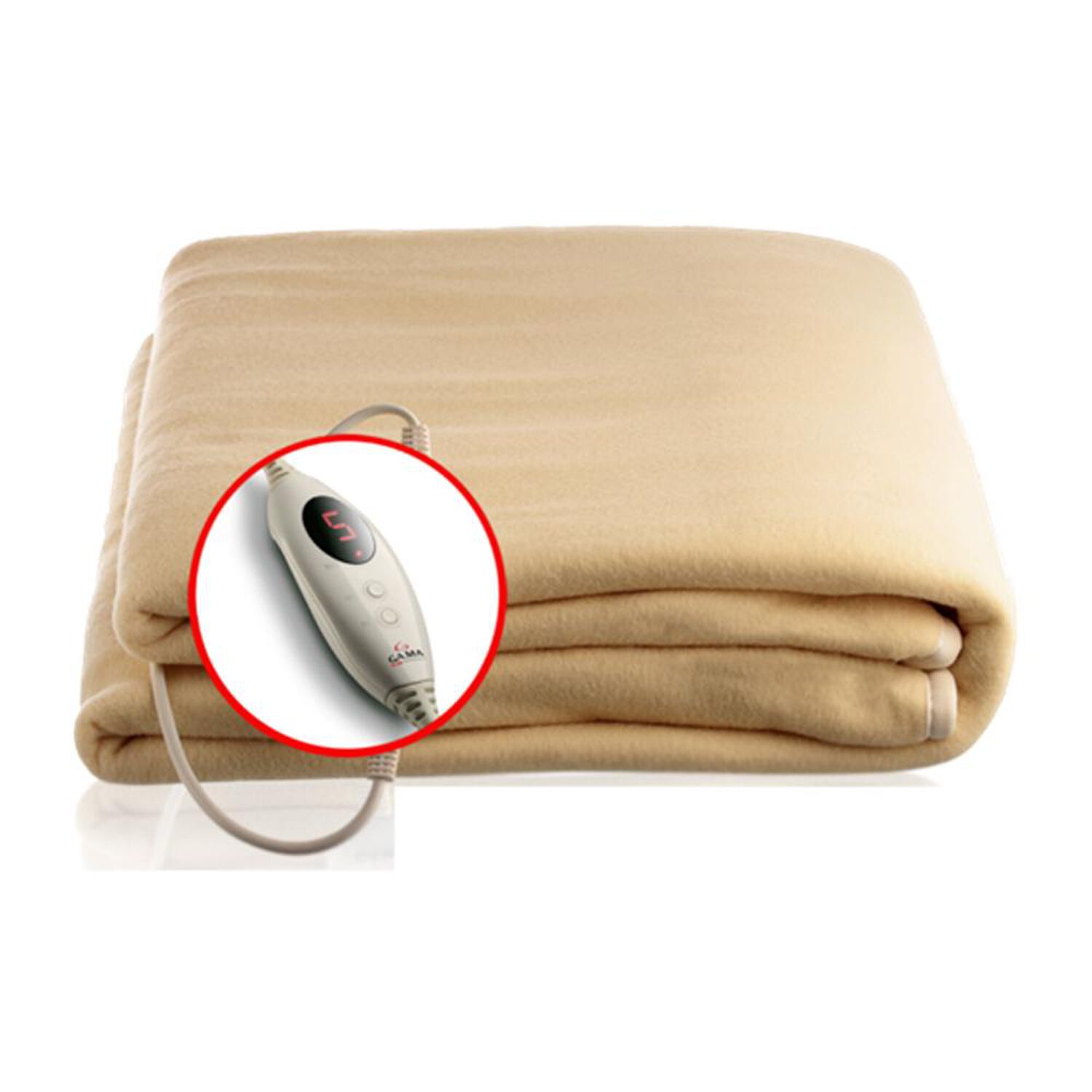 Calienta Cama Gama Control Digital Naranjo 1 Plaza 150x80 cm
