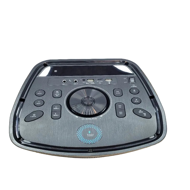 Parlante Bluetooth Karaoke Master-G Electrovibes 8" X2 16.000 Watts