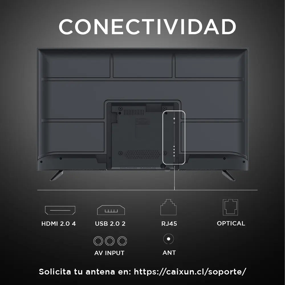 Smart TV 4K UHD Caixun Google TV 55 Pulgadas