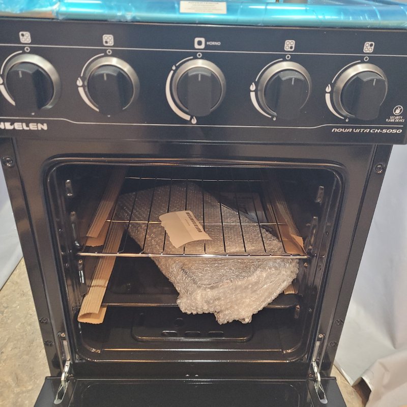 Cocina A Gas 4 Platos Sindelen Ch-5050 Negra