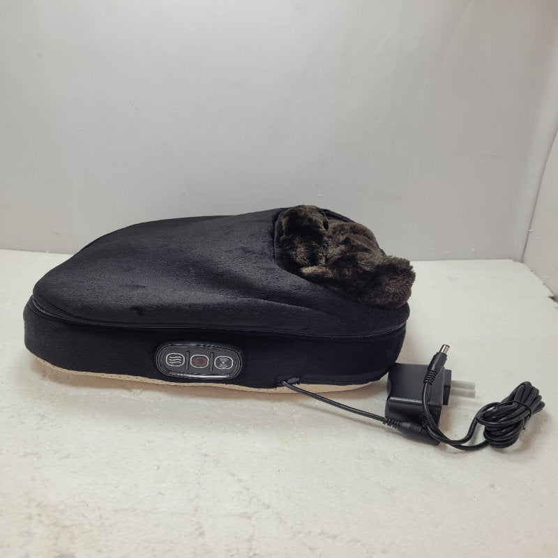 Masajeador De Pie Y Espalda Snailax Sl-522v Con Vibracion 2 En 1 Negro