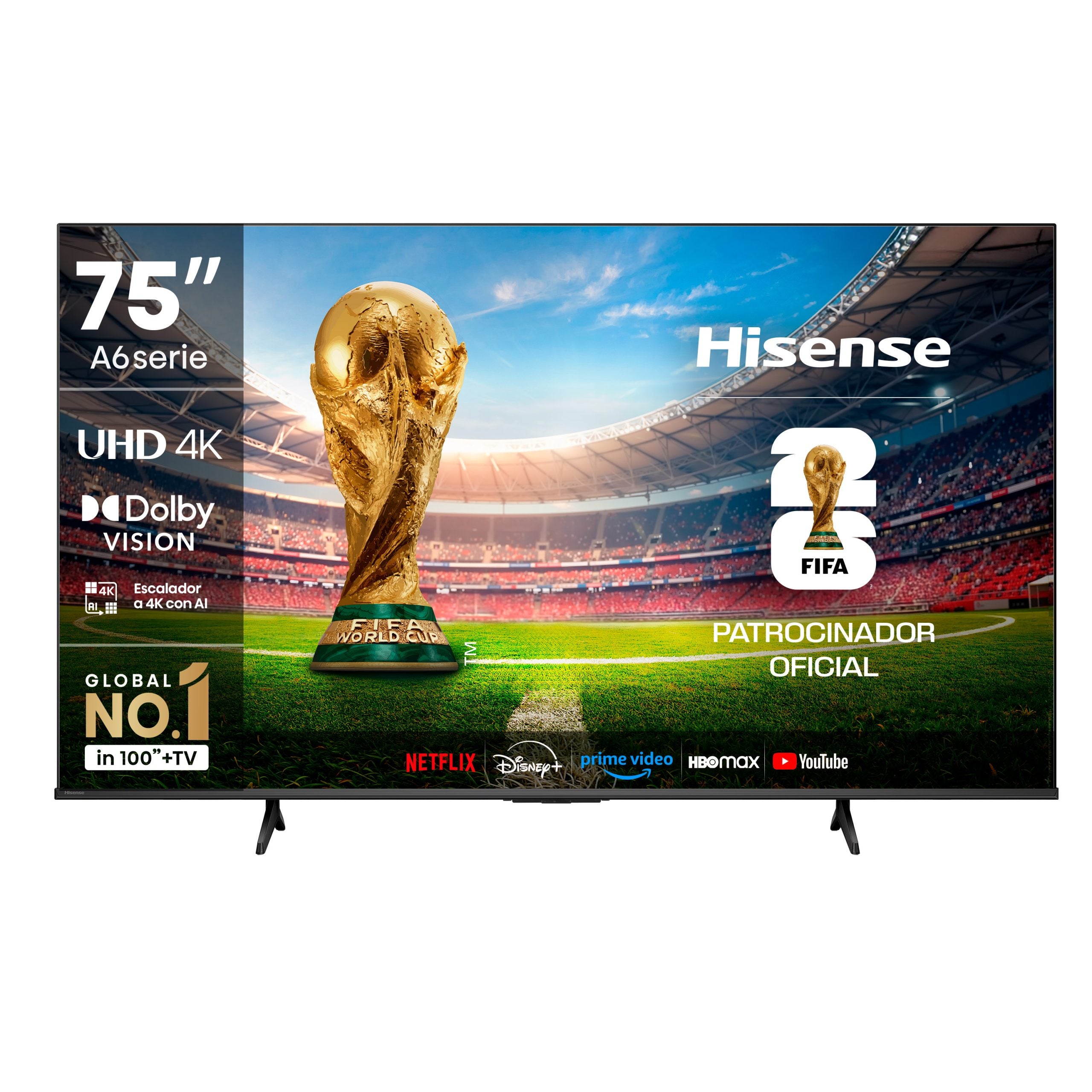 Smart TV Hisense 75A6NV, 75 Pulgadas