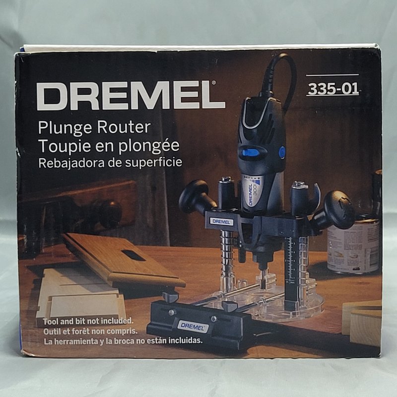 Fresadora de Inmersión Dremel 335-01 - Herramienta de Precisión para Trabajos en Madera, Plástico y Metal