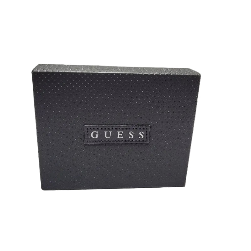 Billetera Guess en Cuero Genuino Original - Color Negro