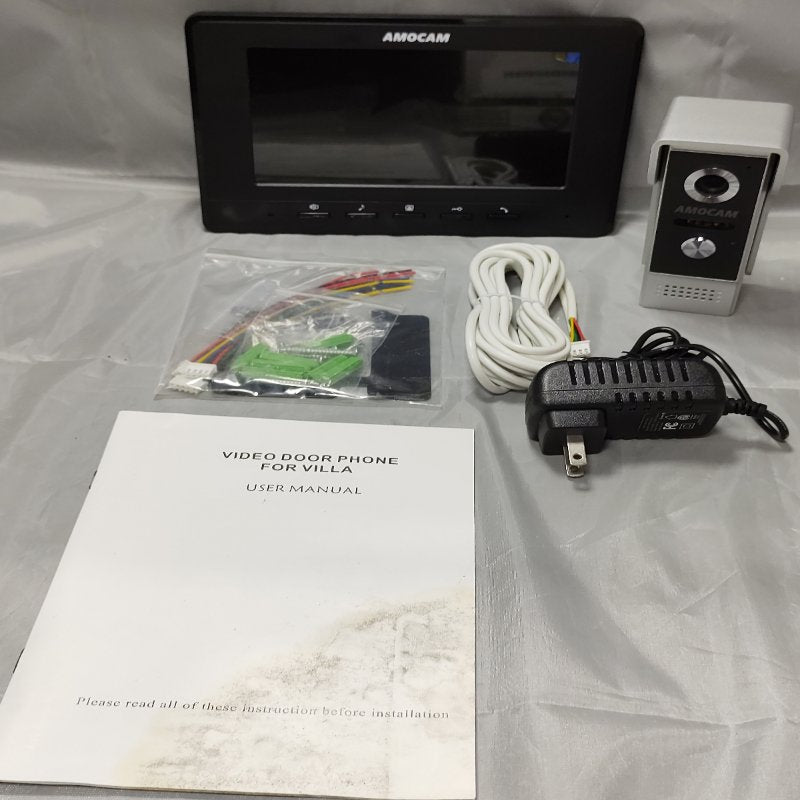 Sistema De Video Portero Con Cable Amocam Kits De Cámara Hd