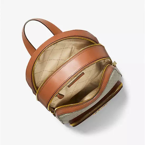 Mochila Vainilla Michael Kors Jaycee Cafe Femenino