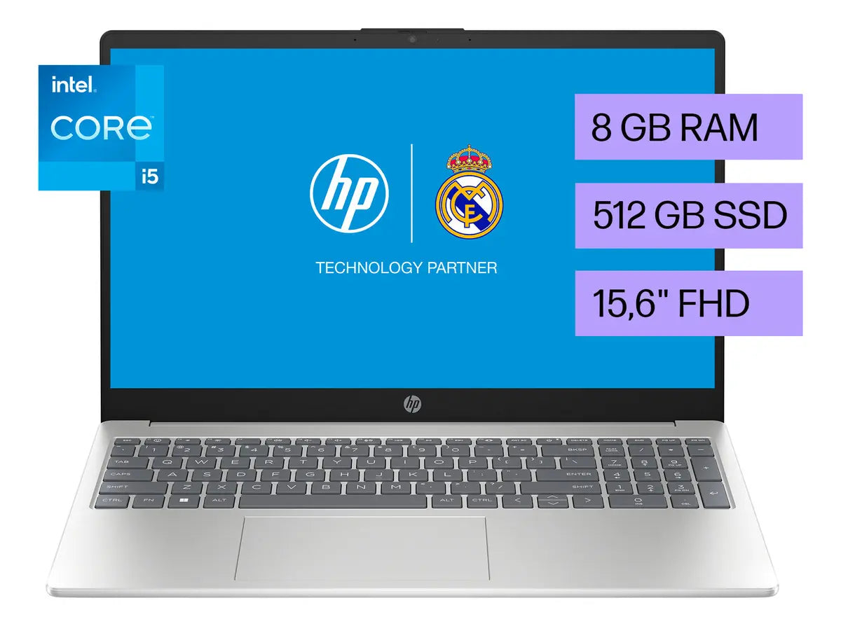 Notebook HP 15-fd0259la 15.6" Intel Core i5 16GB RAM 512GB SSD Windows 11