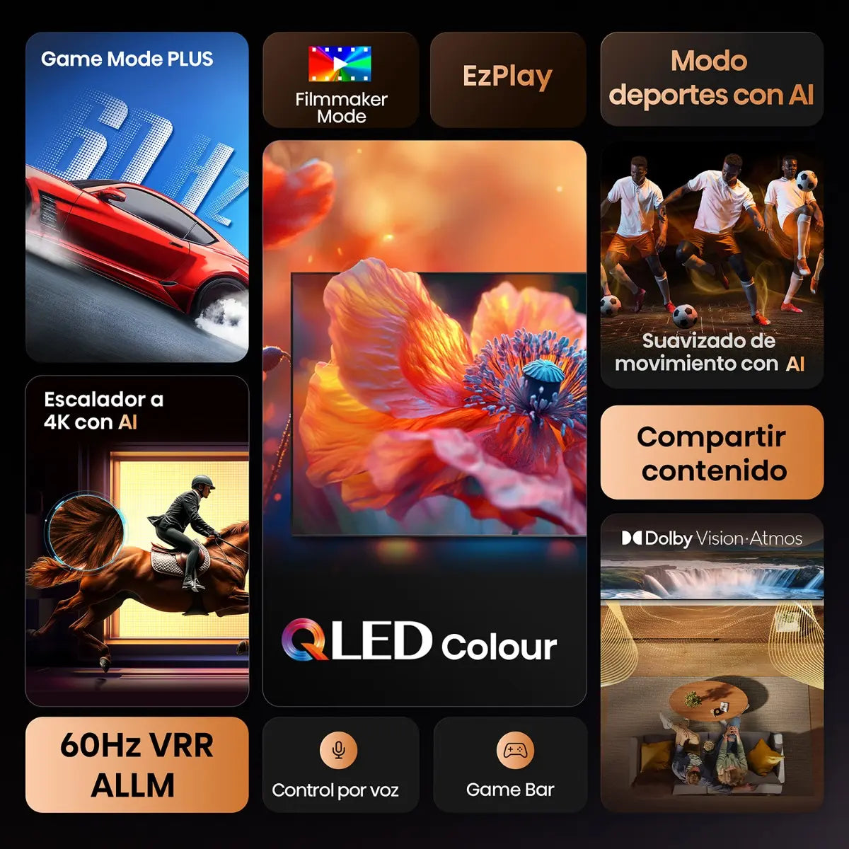 QLED TV 4K Hisense 43Q6QV 43 Pulgadas
