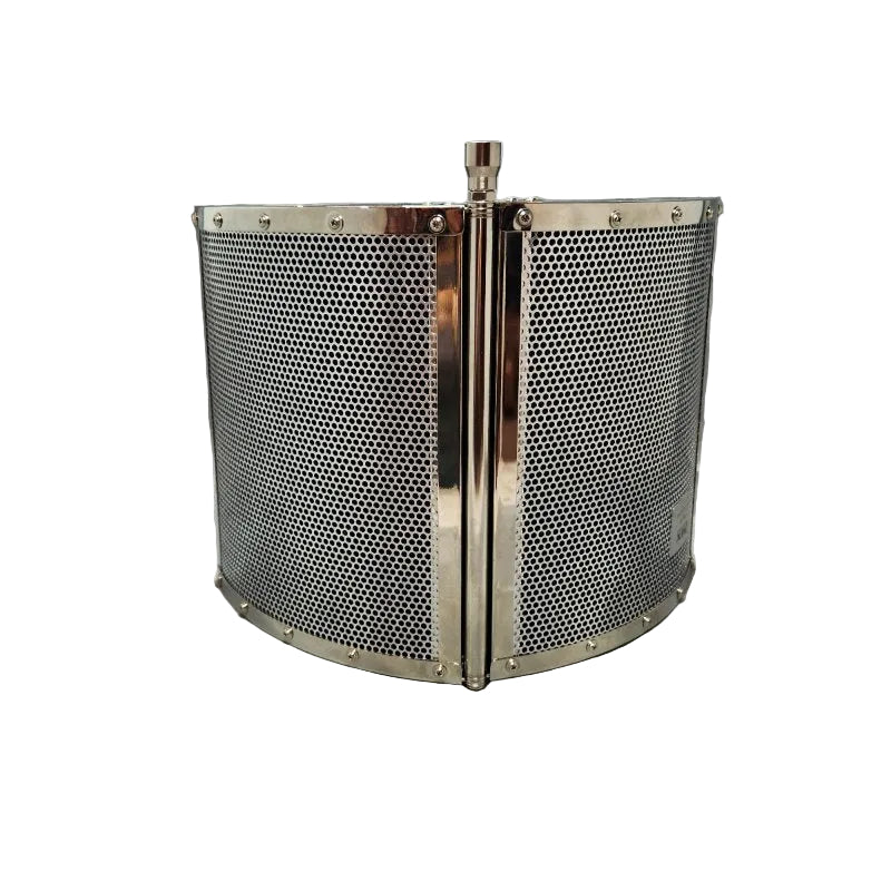 Panel Protector De Aislamiento Para Micrófono Lyxpro Vri-30 Plateado