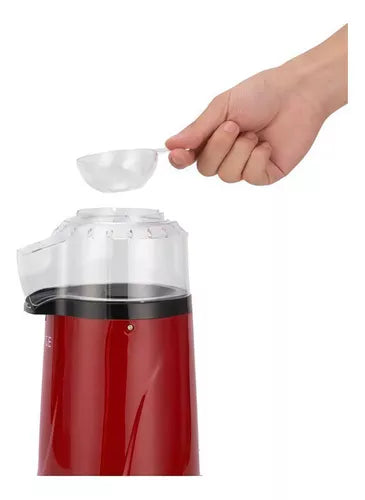 Maquina Para Hacer Palomitas Tedge My-B003 Rojo