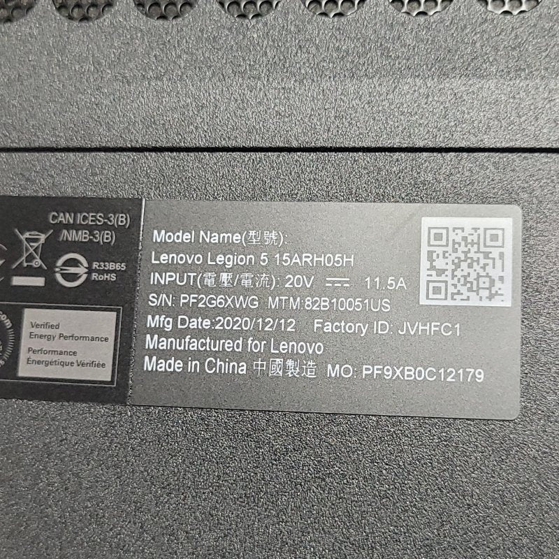 Laptop Gaming Legion 5 15.6" Lenovo Amd Ryzen 7 Gtx 1660 Ti 4800h 2.9ghz 15.6" Fhd Ips 256gb Ssd