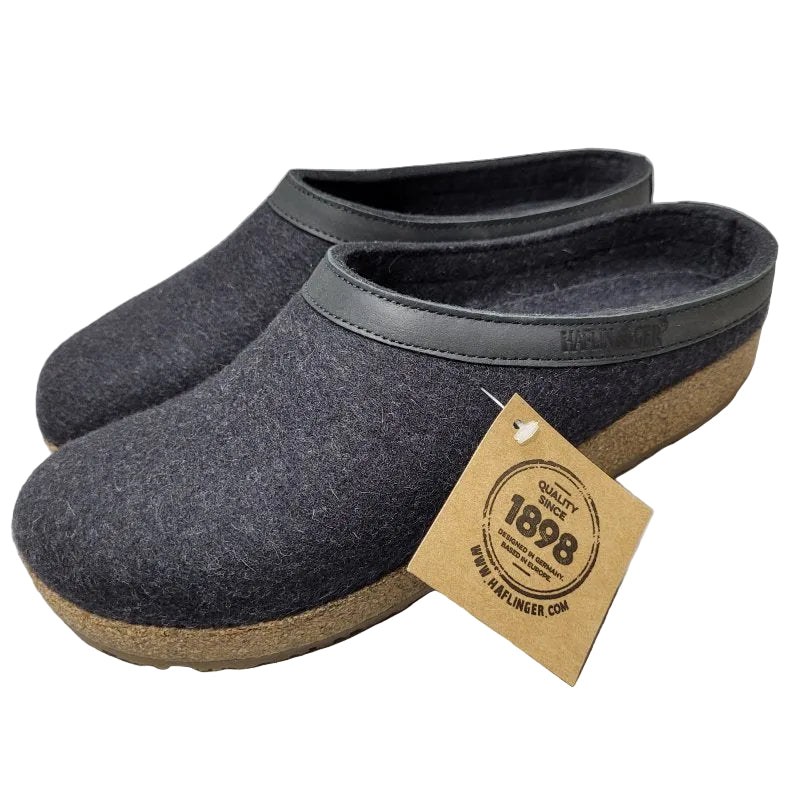 Zueco Haflinger Gzl44 Charcoal Negro 42 - 26.5cm