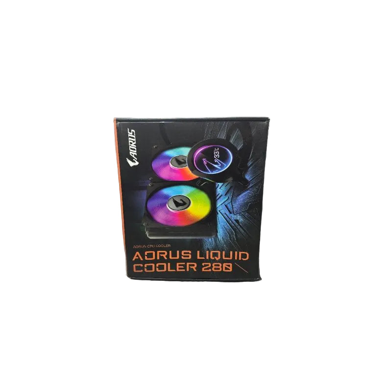 Refrigeración Liquida Aorus Waterforce X 280, Lcd Circular, Rgb Fusion 2.0, Gigabyte Aorus Liquid Cooler Negro