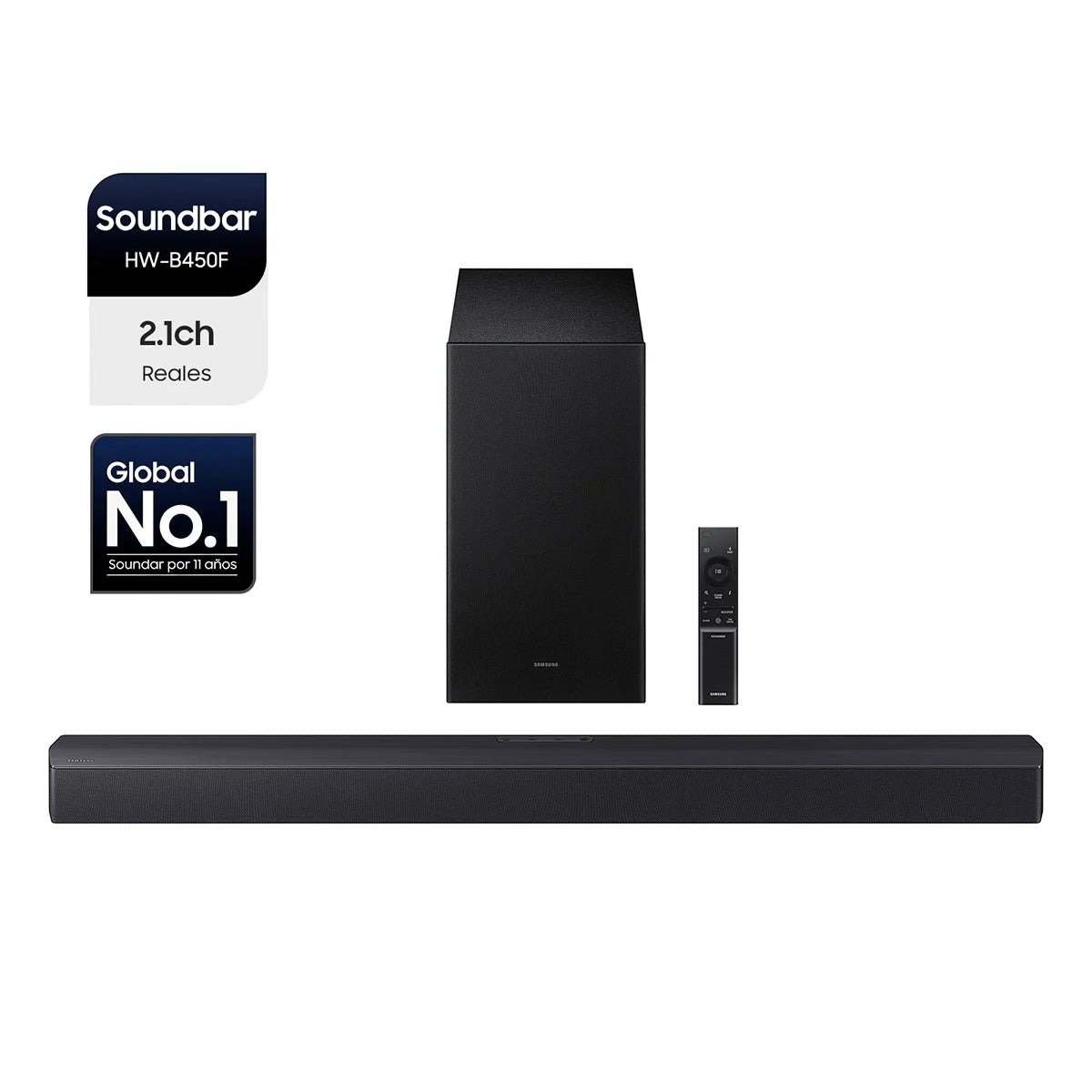 Soundbar Samsung B450F 2.1 canales con subwoofer