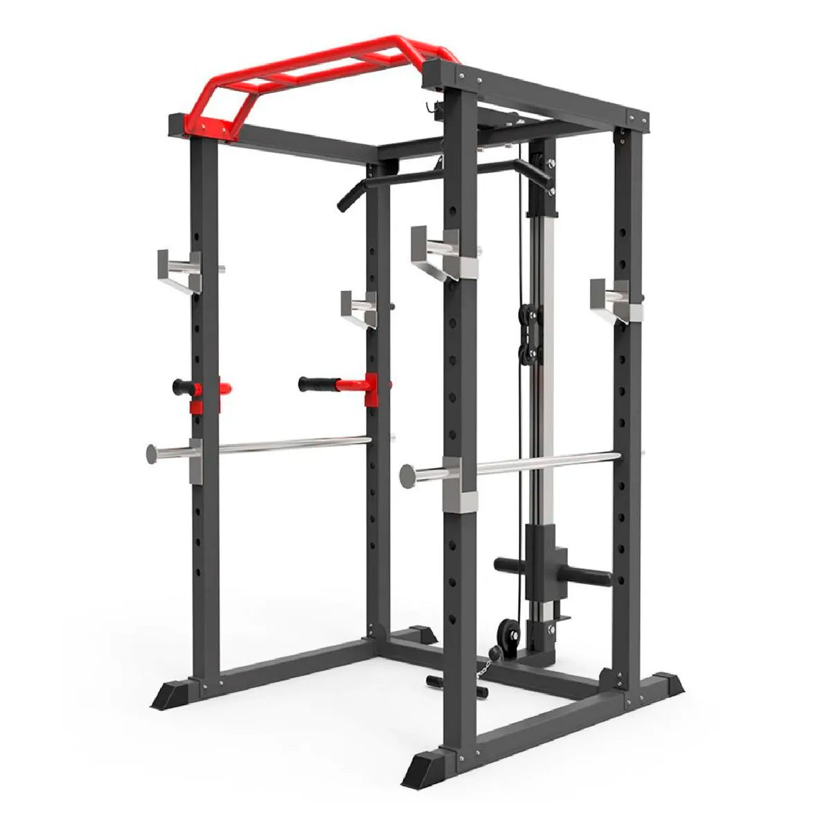 Jaula Multifuncional Power Rack R300 Gym con Polea Elite-1095