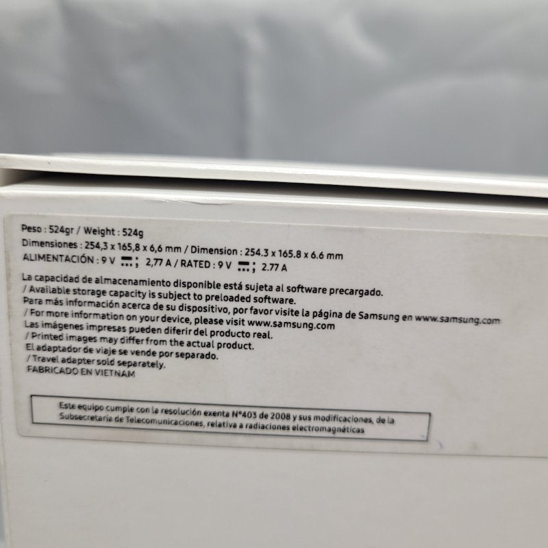 Tablet + Cover + Lapiz Samsung Galaxy Tab S10 Lite / Sm-X400 Gray Ram: 6gb / Rom: 128gb