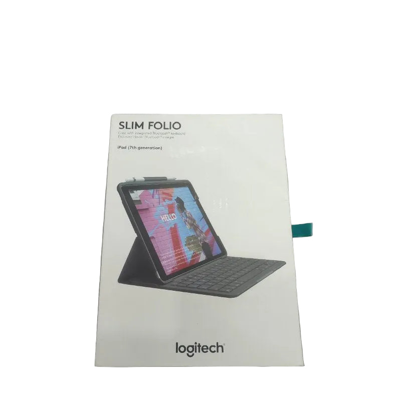 Funda con Teclado Logitech Slim Folio para iPad (7ma Generación) - Graphite