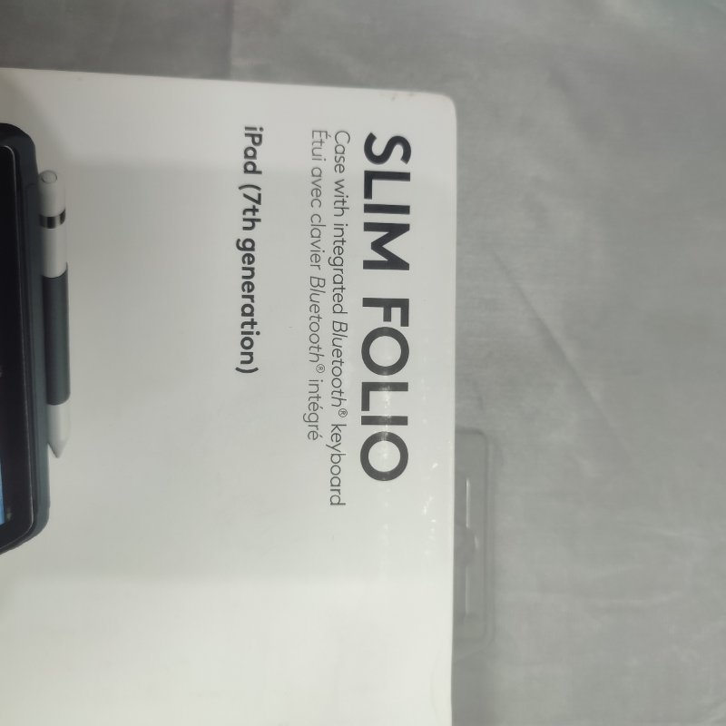 Funda con Teclado Logitech Slim Folio para iPad (7ma Generación) - Graphite