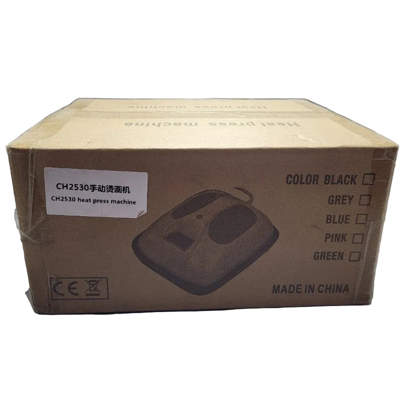 Plancha Portátil Estampadora Sublimadora Hoby Easypress 25x30 cm