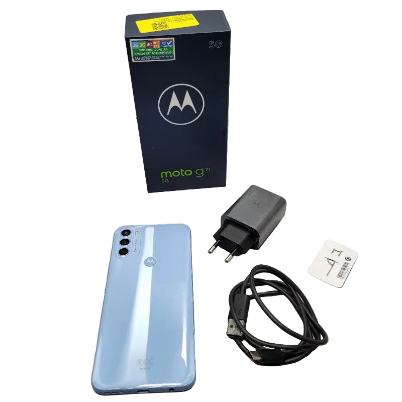 Celular Motorola Moto G71 5G 128GB 6GB RAM Color Arctic Blue