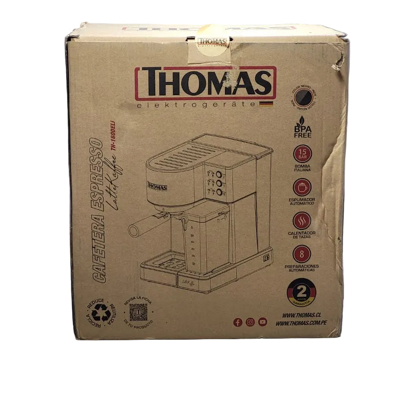 Cafetera Espresso Thomas TH-160DELI Inox
