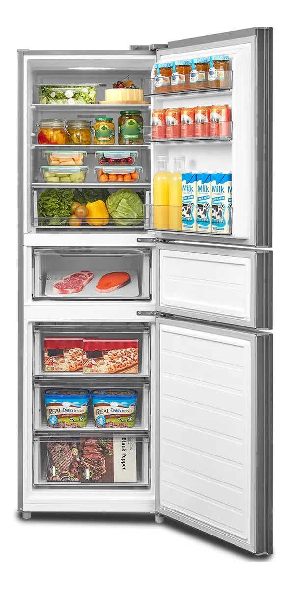 Refrigerador Midea MDRB363TDE50IN Gris 263 Litros