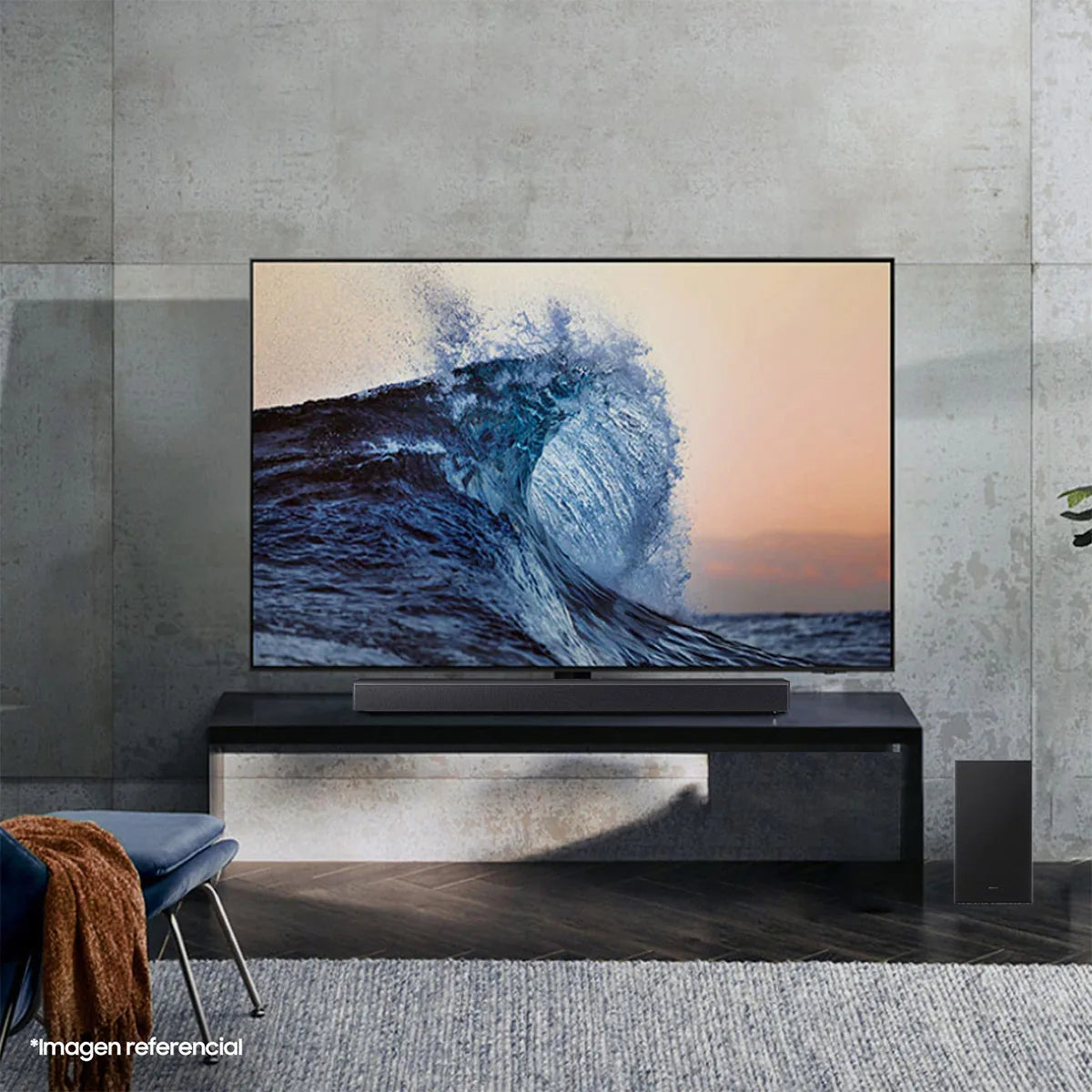 Soundbar Samsung B450F 2.1 canales con subwoofer
