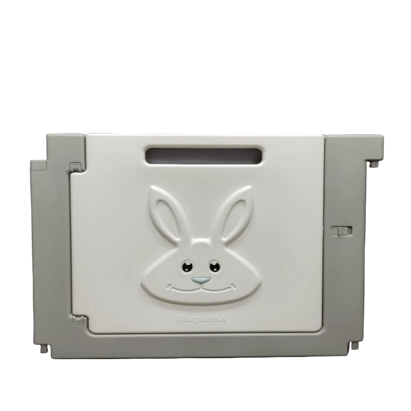 Corral Didáctico de Juegos Bunny Grey Requena Blanco/Gris