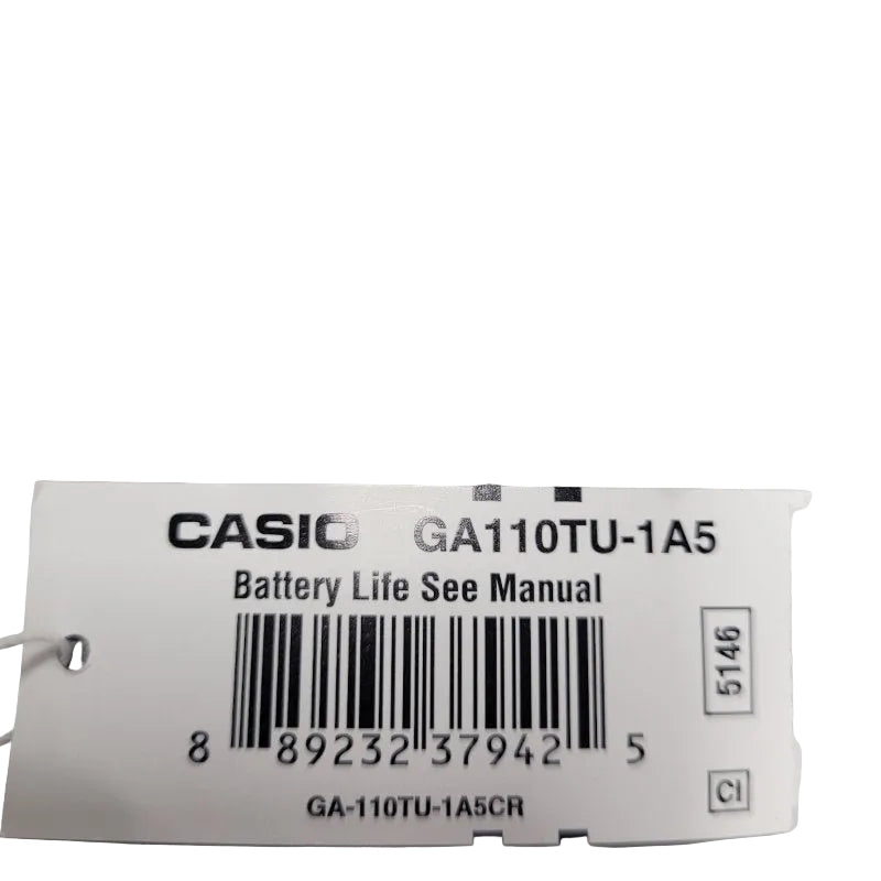 Reloj Casio G-Shock GA110TU-1A5 Negro