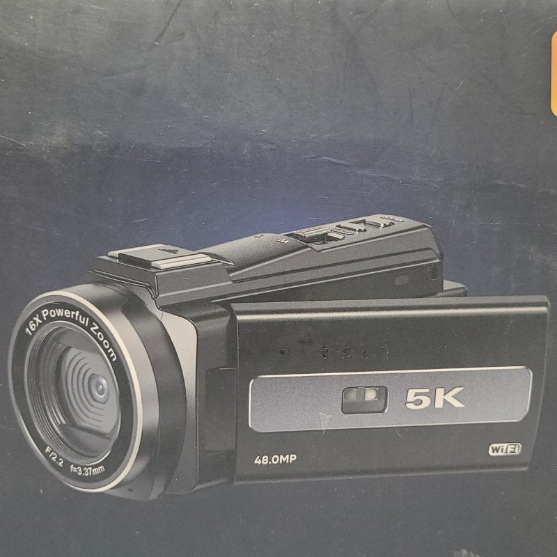 Cámara de Video Digital 5K Ultra HD HDV-255K - 48MP, WiFi, Ideal para Vlogging y Grabación Profesional