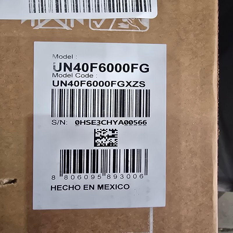 Smart TV Samsung UN40F6000FG 40 Pulgadas Full HD, Color Negro