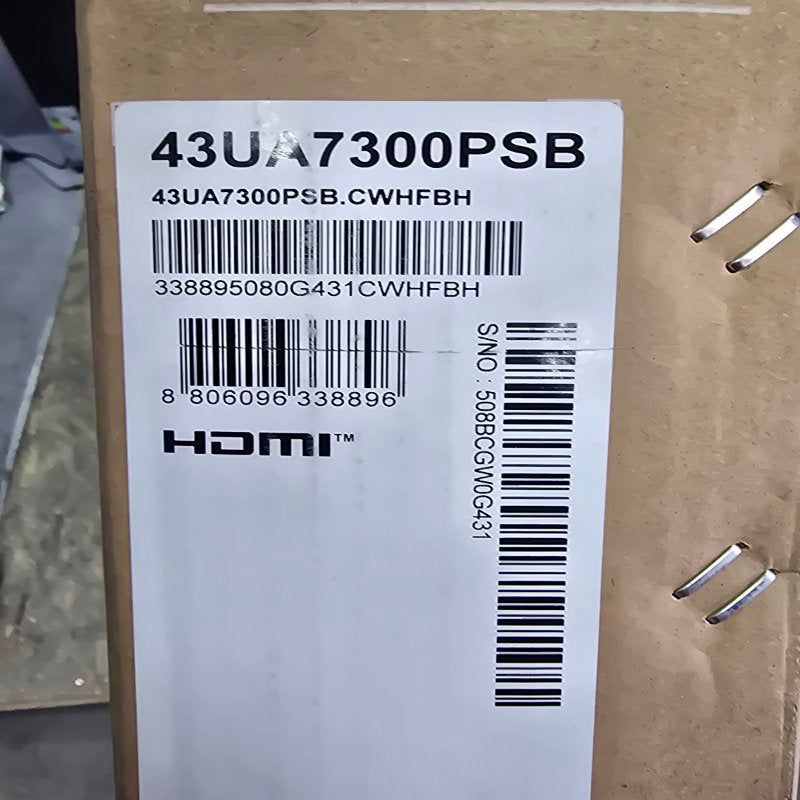 Smart TV LG 43UA7PSB300 43 Pulgadas UHD 4K , Negro