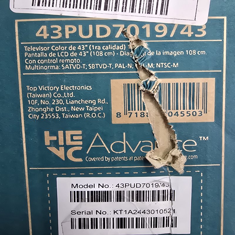 Smart TV Philips 43PUD7019/43 - 43 Pulgadas 4K UHD LED
