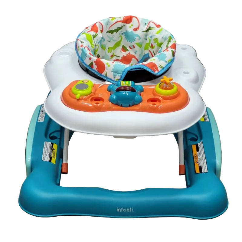 Andador 5 en 1 Infantil Baby Walker Blanco con Azul