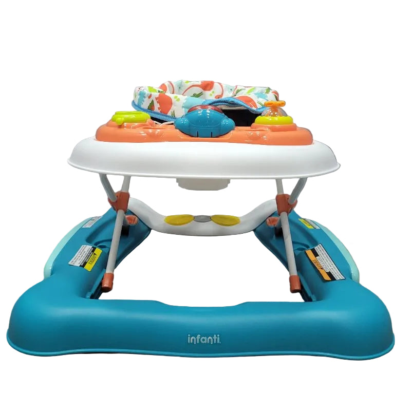Andador 5 en 1 Infantil Baby Walker Blanco con Azul
