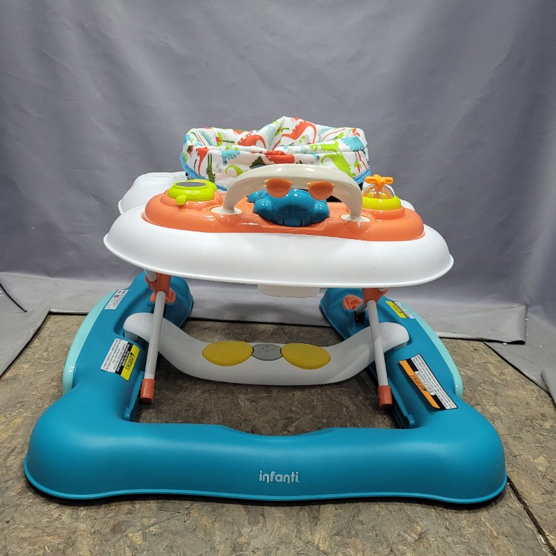 Andador 5 en 1 Infanti Baby Walker Blanco con Azul