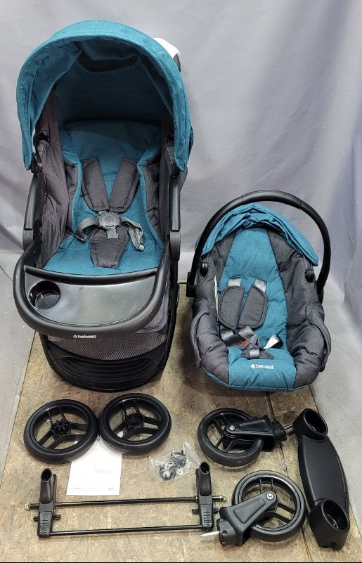 Coche de Viaje Bebesit 5282/Sienna Azul - Plegable y Ligero para Bebes