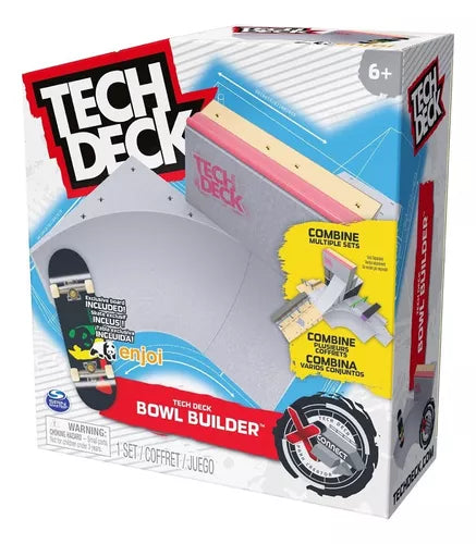 Juego De Rampa Patineta Tech Deck Pack Bowl Boulder