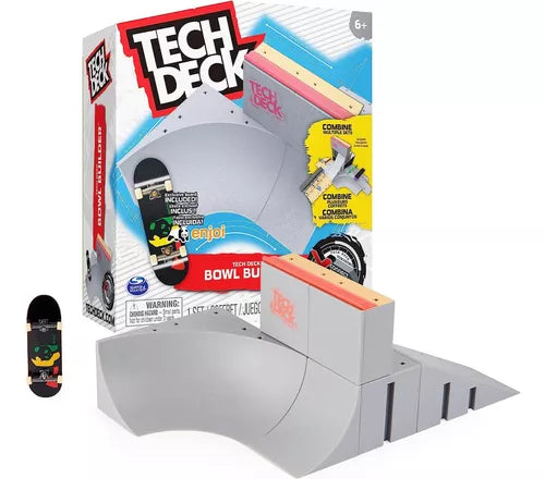Juego De Rampa Patineta Tech Deck Pack Bowl Boulder