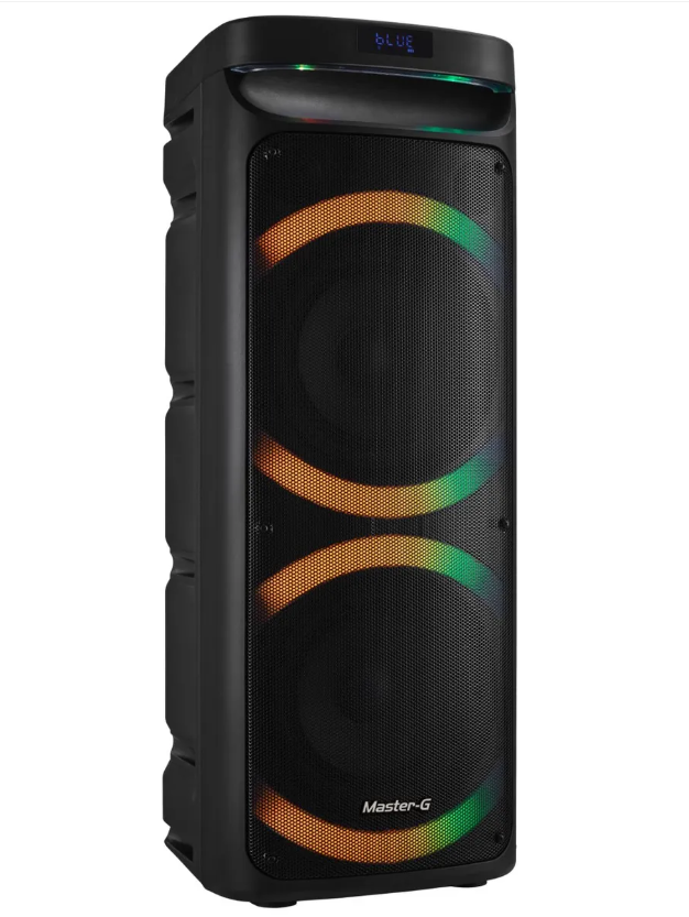 Parlante Bluetooth Karaoke Master-G Phantom 8"X2 16.000 Watts