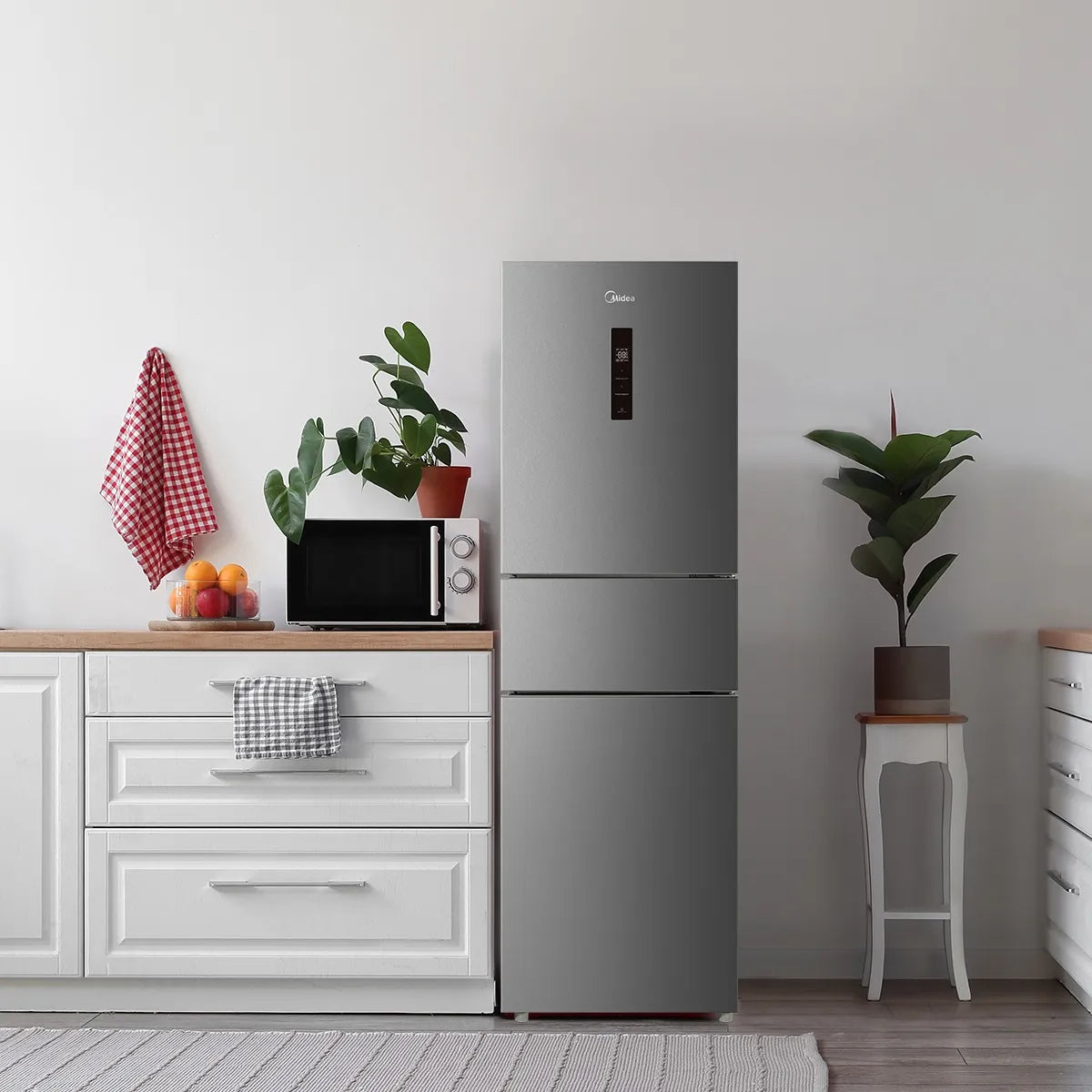 Refrigerador Midea MDRB363TDE50IN Gris 263 Litros