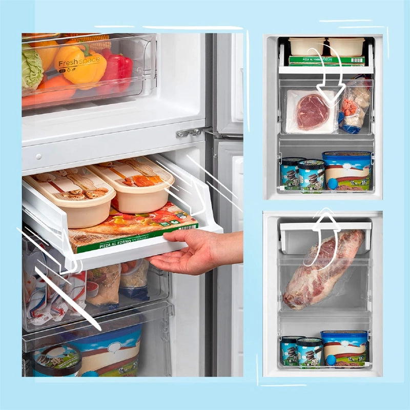 Refrigerador Midea MDRB241FGE50M Plata 174 Litros