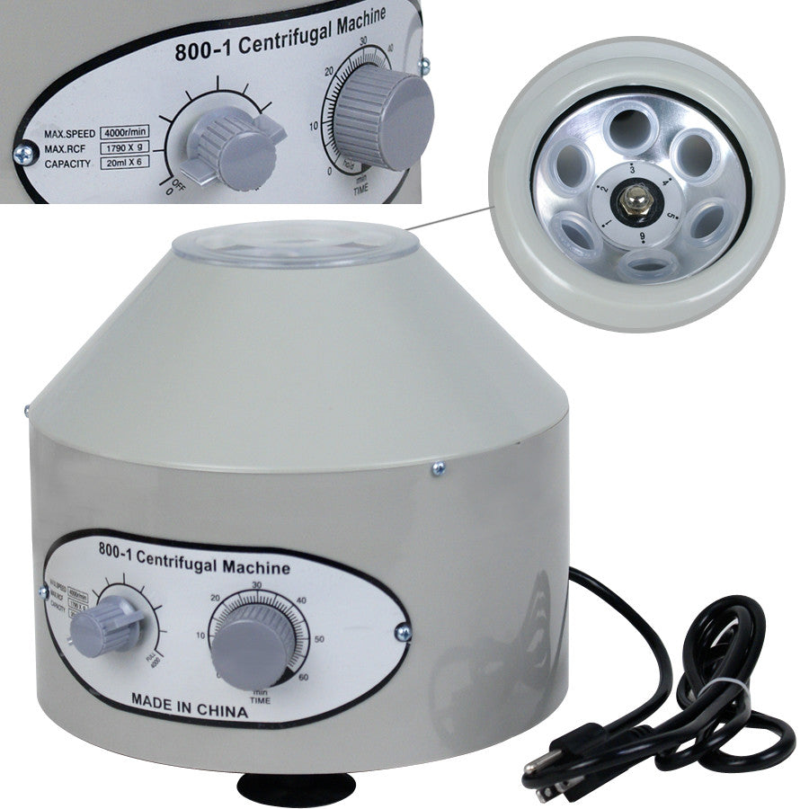 Centrifugadora de Laboratorio Genérica 800-1 20ml x 6 / 25W