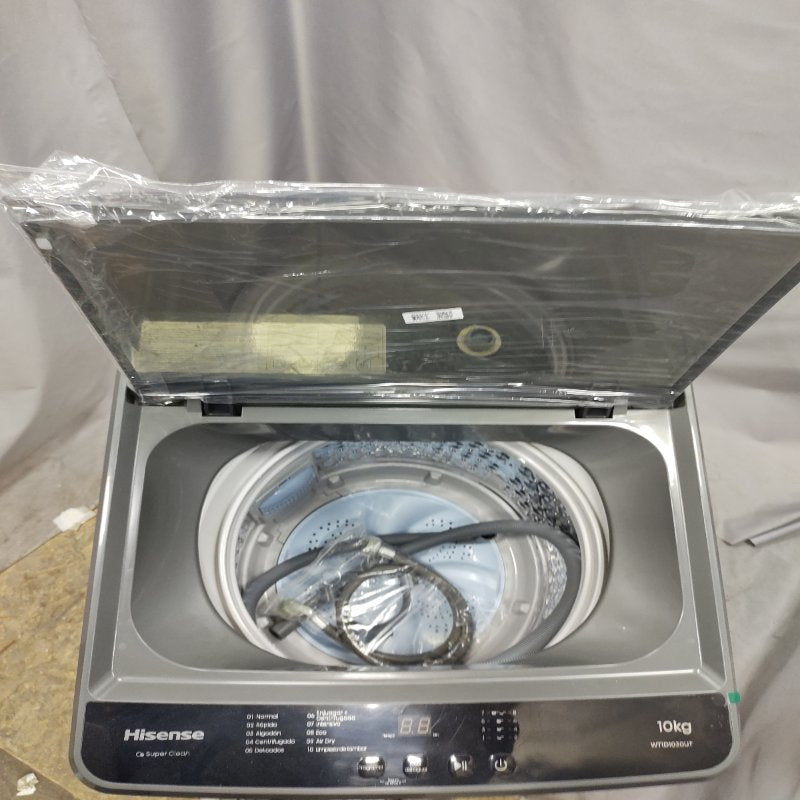 Lavadora Automática Hisense WT1D1030UT Gris 10 kg
