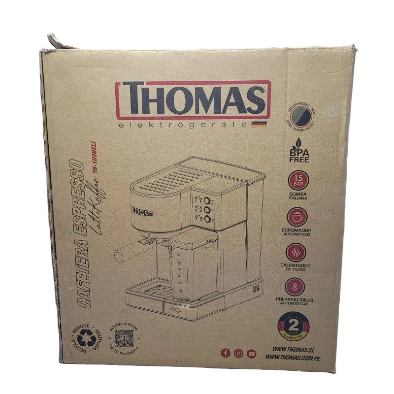 Cafetera Espresso Thomas TH-160DELI Inox