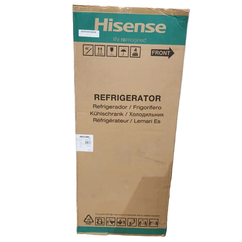 Refrigerador Hisense HRO179RD Rojo 177 Litros, 49x123x50 cm
