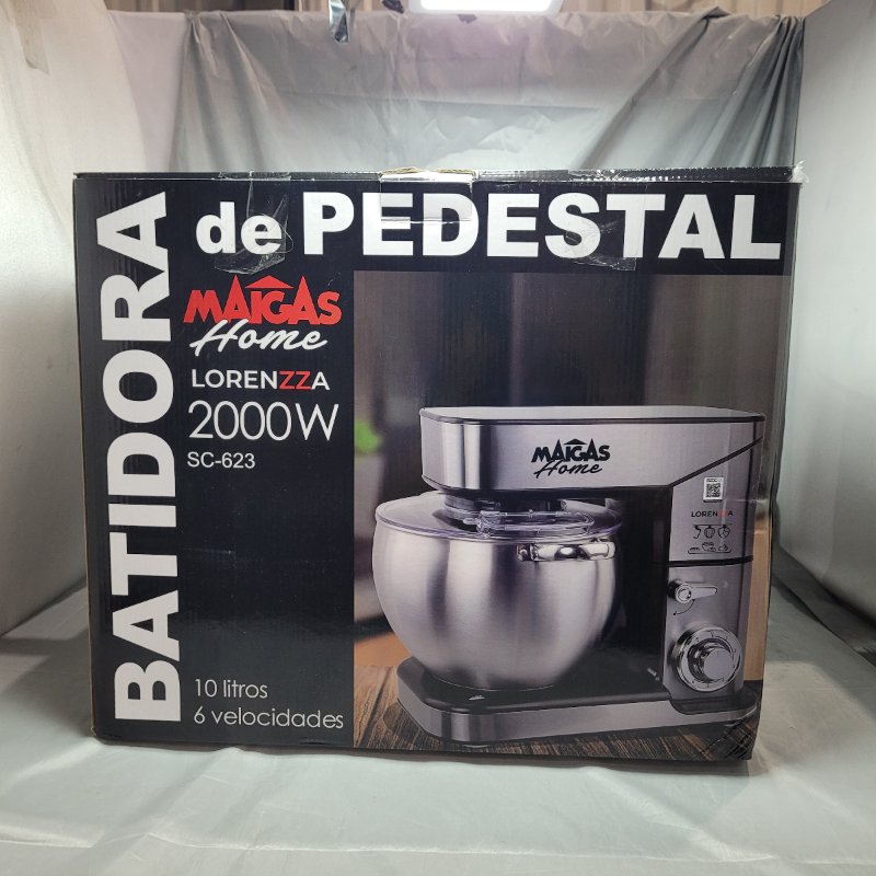 Batidora de Pedestal Multifuncional Maigas Home Lorenzza 10 Litros 6 Velocidades